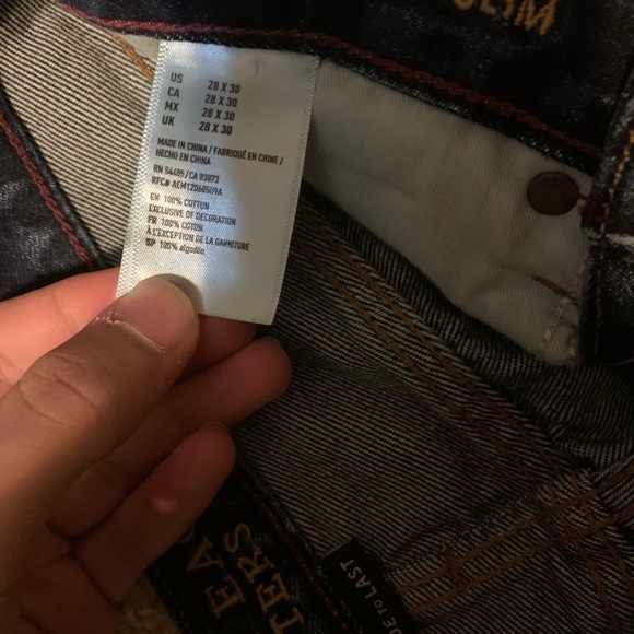 American Eagle Jeans 28x30 slim - Picture 2 of 2